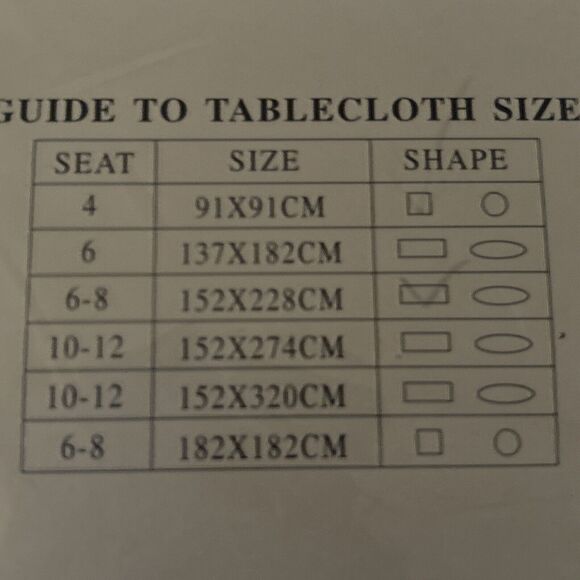 Chapel Gate 60 X 90 Inch Ivory Unstainable Tablecloth Permanent Press Square - Picture 4 of 8